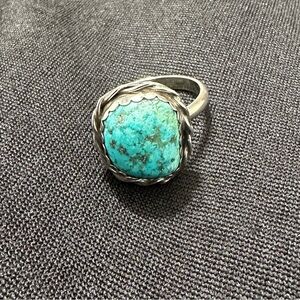 Sterling Turquoise Native American Ring